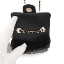 Load image into Gallery viewer, CHANEL ChainClutch Bag Black/WhiteAP4512 Lambskin Size Mini
