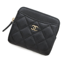 Load image into Gallery viewer, CHANEL Classic Zip Fragment Case BlackAP2061 Caviar Leather
