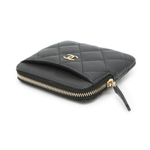 Load image into Gallery viewer, CHANEL Classic Zip Fragment Case BlackAP2061 Caviar Leather
