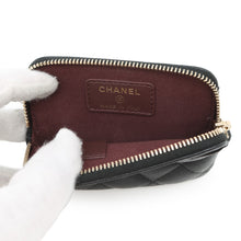 Load image into Gallery viewer, CHANEL Classic Zip Fragment Case BlackAP2061 Caviar Leather
