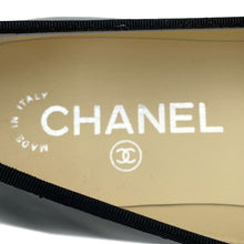 将图像加载到图库查看器中，CHANEL CC Logo Espadrilles slip-ons BlackG31874 Enamel Size 37
