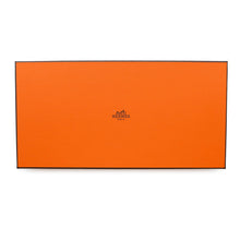 Load image into Gallery viewer, HERMES Rectangle Egrigri Men&#39;s Stole Gris Cine/Ciel/Blue Cashmere70% Silk30%
