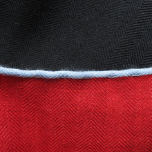 将图像加载到图库查看器中，HERMES Giant Square Brides de Gala Applique Pique Brides de Gala Applique Pique Size 140 Rouge/Black/Blue CielH243940S Cashmere70% Silk30%

