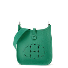 Load image into Gallery viewer, HERMES Evelyne Long Vert Vertigo Taurillon Clemence Size TPM
