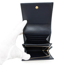 Load image into Gallery viewer, GUCCI Horsebit compact wallet Beige/Navy621891 Canvas/Leather
