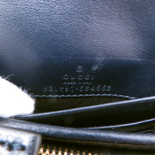 Load image into Gallery viewer, GUCCI Horsebit compact wallet Beige/Navy621891 Canvas/Leather
