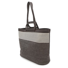 Load image into Gallery viewer, Delvaux DtoD  Tote Bag Brown Canvas Leather Size MM
