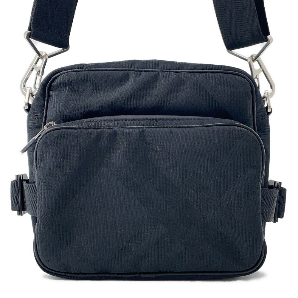 BURBERRY Cross Body Bag Black80853801 Nylon Leather
