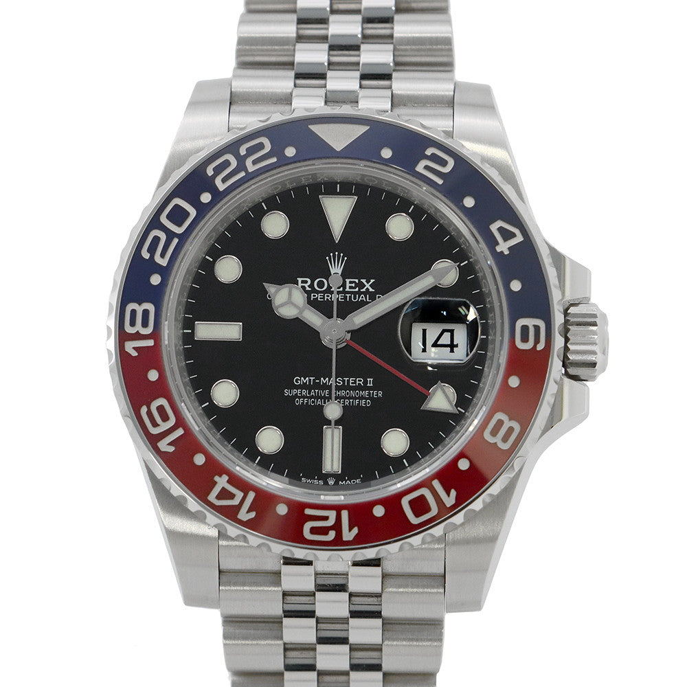 ROLEX GMT Master II W40mm Stainless Steel Black Dial126710BLRO
