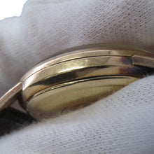 Load image into Gallery viewer, SEIKO King SEIKO W36mm Gold Plated Leather Silver Dial44-2000
