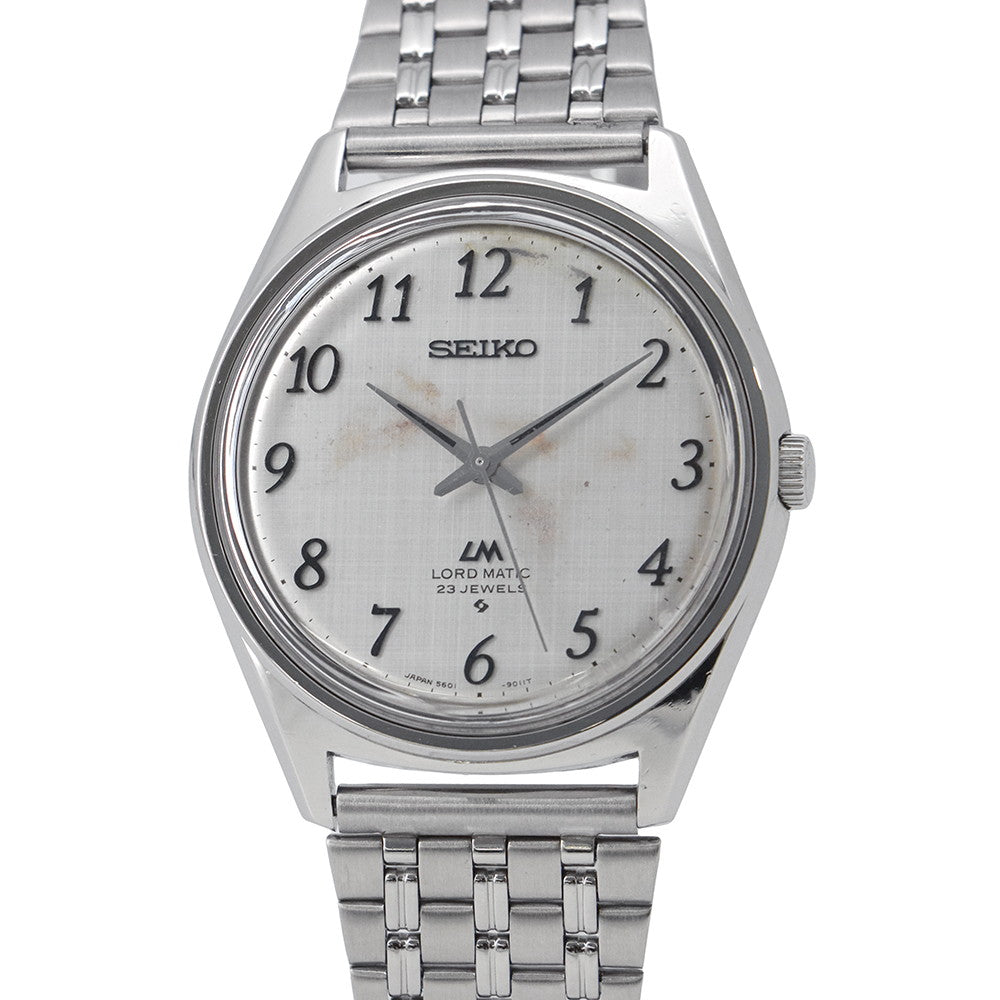 SEIKO Roadmatic W36mm Stainless Steel Silver Dial5601-9000