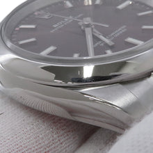 将图像加载到图库查看器中，ROLEX Oyster Perpetual W34mm Stainless Steel Red Grape Dial114200
