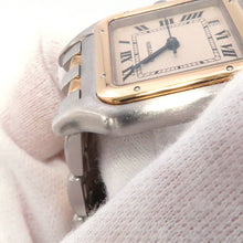 Load image into Gallery viewer, CARTIER PANTHERE MM 2 Row W26.5mm × H26.8mm Stainless Steel K18YG Ivory DialW25028B6
