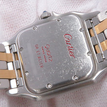 Load image into Gallery viewer, CARTIER PANTHERE MM 2 Row W26.5mm × H26.8mm Stainless Steel K18YG Ivory DialW25028B6
