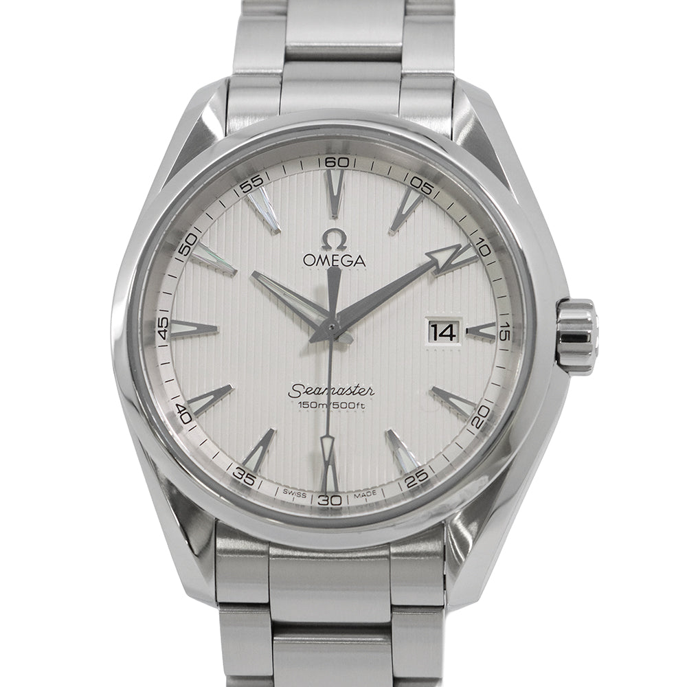 OMEGA SeamasterAqua Terra Quartz W38.5mm Stainless Steel Silver Dial231.10.39.61.02.001