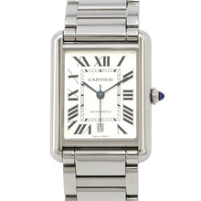 将图像加载到图库查看器中，CARTIER tank mast XL H41mmxW31mm Stainless Steel Silver DialWSTA0053
