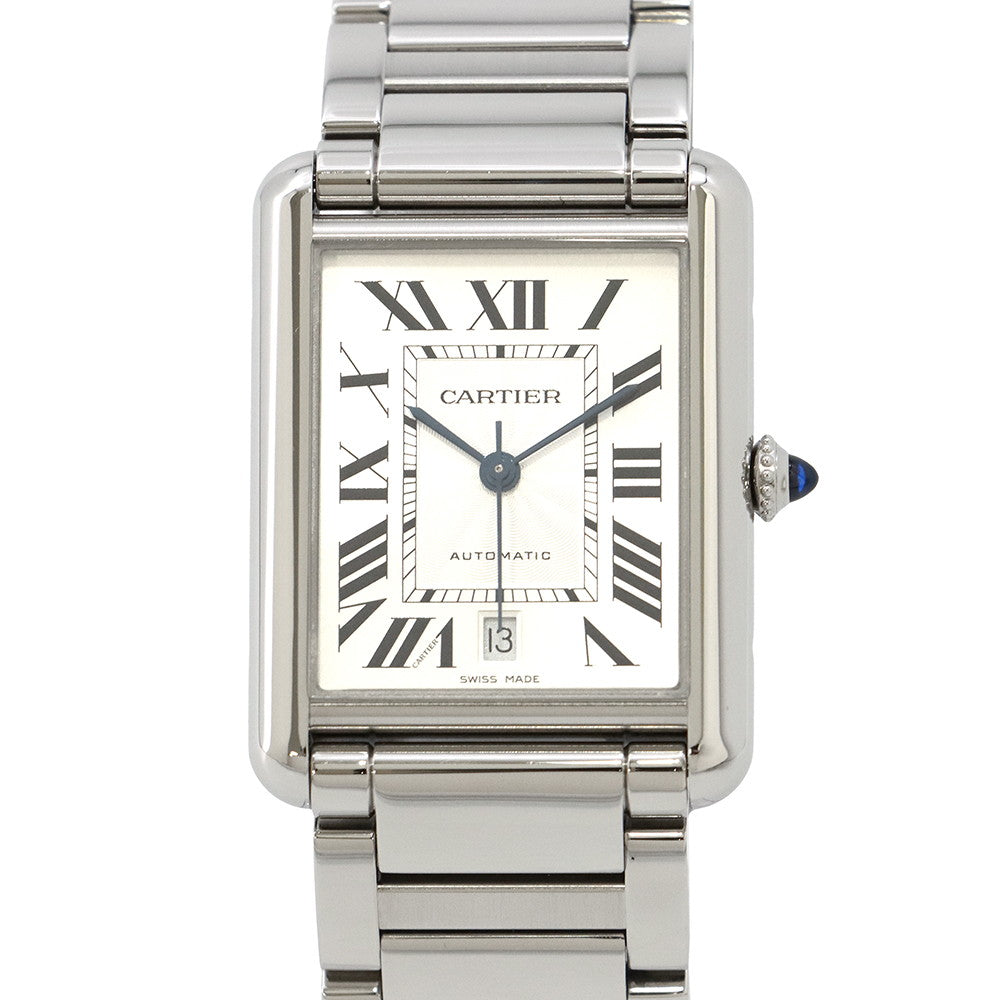CARTIER tank mast XL H41mmxW31mm Stainless Steel Silver DialWSTA0053