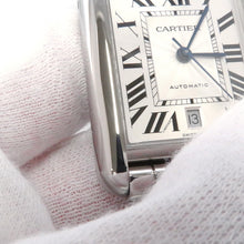 将图像加载到图库查看器中，CARTIER tank mast XL H41mmxW31mm Stainless Steel Silver DialWSTA0053
