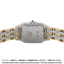 将图像加载到图库查看器中，CARTIER PANTHEREMM 3 Row W26mm Stainless Steel K18YG Ivory Dial83083244
