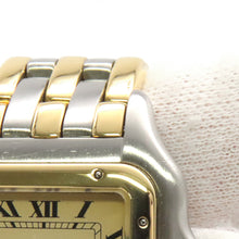 将图像加载到图库查看器中，CARTIER PANTHEREMM 3 Row W26mm Stainless Steel K18YG Ivory Dial83083244
