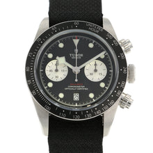 将图像加载到图库查看器中，TUDOR Black Bay Chrono W41mm Stainless Steel Fabric Black Dial79360N-0007
