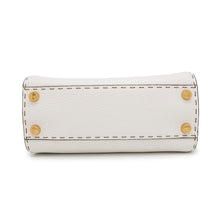 将图像加载到图库查看器中，FENDI Peekaboo Selleria White8BN244 Leather Size Mini
