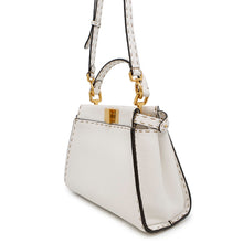 将图像加载到图库查看器中，FENDI Peekaboo Selleria White8BN244 Leather Size Mini
