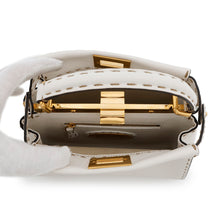 将图像加载到图库查看器中，FENDI Peekaboo Selleria White8BN244 Leather Size Mini
