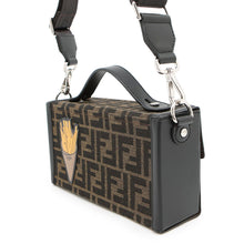 将图像加载到图库查看器中，FENDI FENDIlicious Bucket Soft Trunk Zucca Pattern Brown/Black7VA565 Canvas Leather
