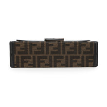 将图像加载到图库查看器中，FENDI FENDIlicious Bucket Soft Trunk Zucca Pattern Brown/Black7VA565 Canvas Leather
