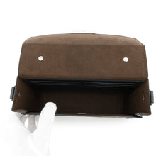 将图像加载到图库查看器中，FENDI FENDIlicious Bucket Soft Trunk Zucca Pattern Brown/Black7VA565 Canvas Leather
