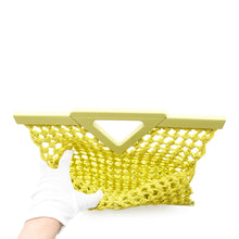 将图像加载到图库查看器中，Bottega Veneta Point Top Handle Bag Green690634 Polyurethane Leather
