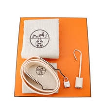Load image into Gallery viewer, HERMES Victoria3 Fool Toe Marine/Ecru/Black/Framboise Toile Cadrille Swift Leather Size Mini
