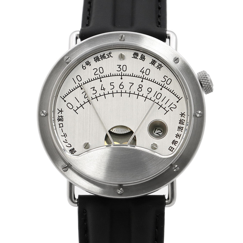 Otsuka Lowtec No. 6 W42.6mm Stainless Steel Leather Silver dial Dial