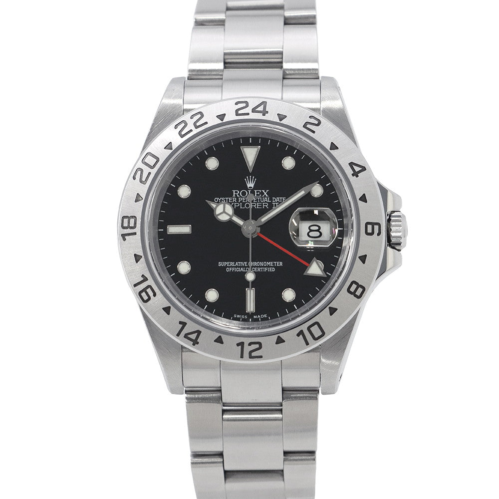 ROLEX Explorer II W40mm Stainless Steel Black Dial16570