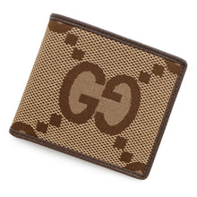 Load image into Gallery viewer, GUCCI Jumbo GG Bifold Wallet Brown/Beige699308 GG Canvas/Leather
