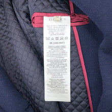 Load image into Gallery viewer, GUCCI Coat with GGChain Size 38 Navy669525 Wool 98% Nylon2%
