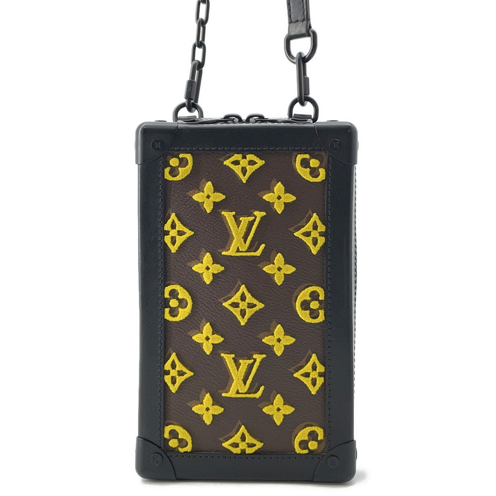 LOUIS VUITTON Vertical・Soft Trunk Brown/YellowM45079 Monogram / Toughtage