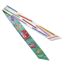 将图像加载到图库查看器中，HERMES Twilly: Get out your colored pencils! A Vos Crayons Multicolor Silk100%
