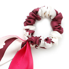 Load image into Gallery viewer, HERMES Scrunchie Bella Pink/Purple/White Silk100%
