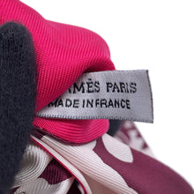 Load image into Gallery viewer, HERMES Scrunchie Bella Pink/Purple/White Silk100%
