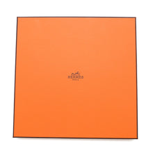 Load image into Gallery viewer, HERMES Kare H Hybrid Exlibris Size 90 Noir/Ecru Silk50% Wool 50%
