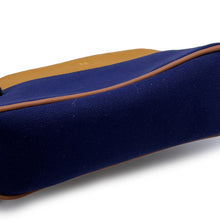 Load image into Gallery viewer, HERMES BolidePouch Yellow/Navy Cotton100% Size Mini
