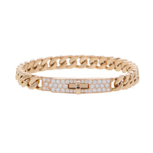 Load image into Gallery viewer, HERMES Kelly Gourmet Bracelet Size TPM/SHH120434B 00SH 18K Pink Gold
