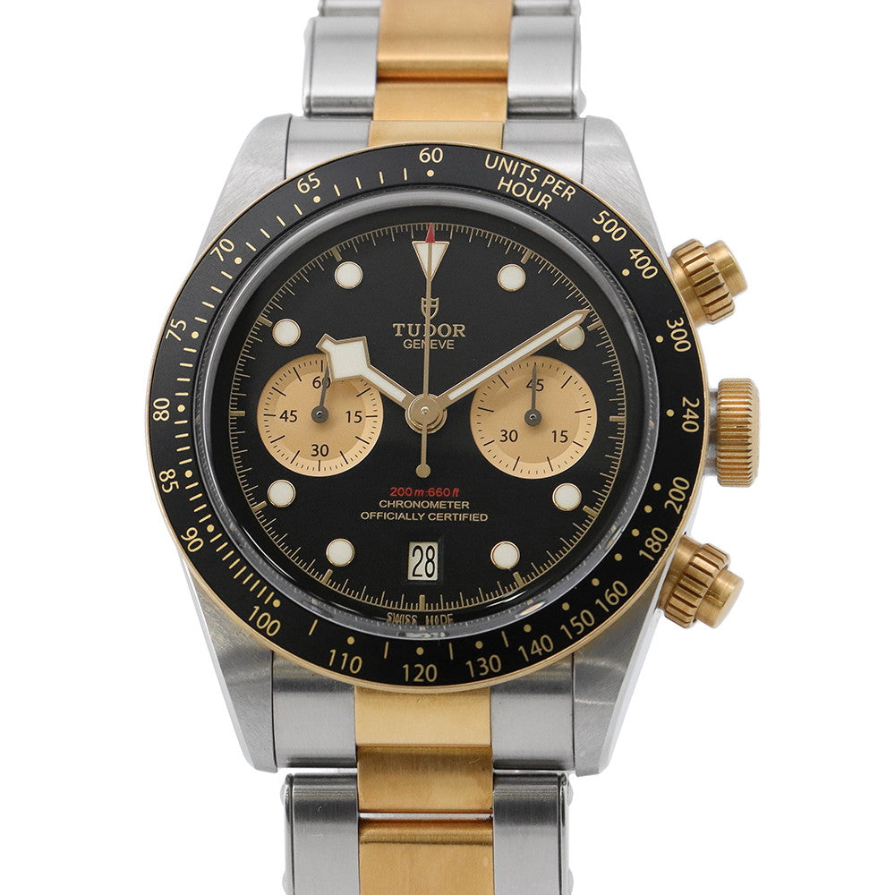 TUDOR Black Bay Chrono W41mm Stainless Steel K18YG Black Dial79363N