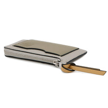 Load image into Gallery viewer, LOEWE Coin card holder Shell Gray/EucalyptusC660Z40X07 Soft Grained Calf Leather
