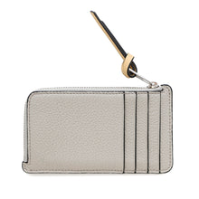 Load image into Gallery viewer, LOEWE Coin card holder Shell Gray/EucalyptusC660Z40X07 Soft Grained Calf Leather
