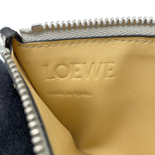 Load image into Gallery viewer, LOEWE Coin card holder Shell Gray/EucalyptusC660Z40X07 Soft Grained Calf Leather
