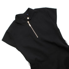 将图像加载到图库查看器中，LOUIS VUITTON ★Ruffle dress Size 38 Black Wool 98% Polyurethane2%
