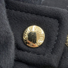 Load image into Gallery viewer, LOUIS VUITTON Frill dress Size 38 Black Wool 98% Polyurethane2%
